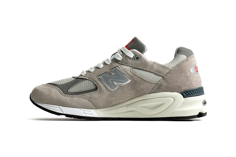 new balance 990v2 "MADE 990 Version Series" archive vintage grey ruby red release information details
