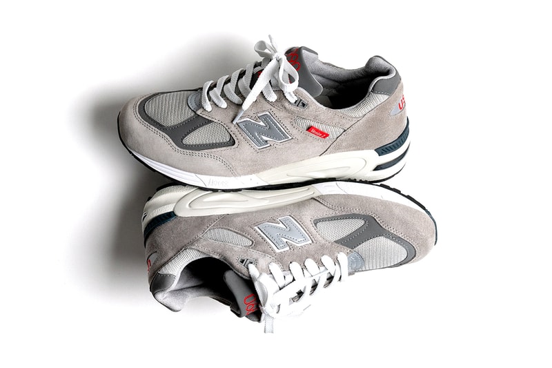 new balance 990v2 "MADE 990 Version Series" archive vintage grey ruby red release information details