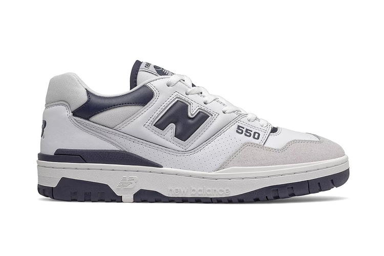 New Balance's Retro 550 Silhouette Releases in "White/Navy"