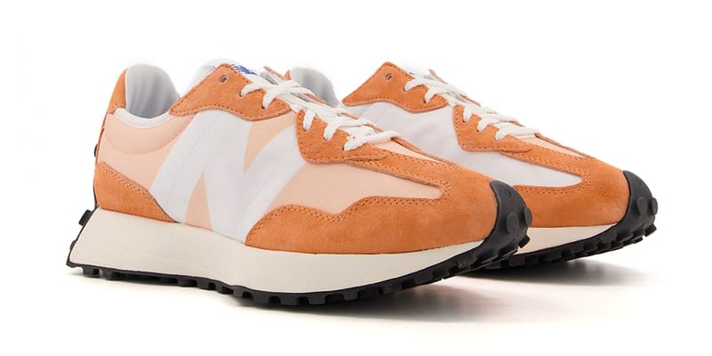 new balance 327 peach