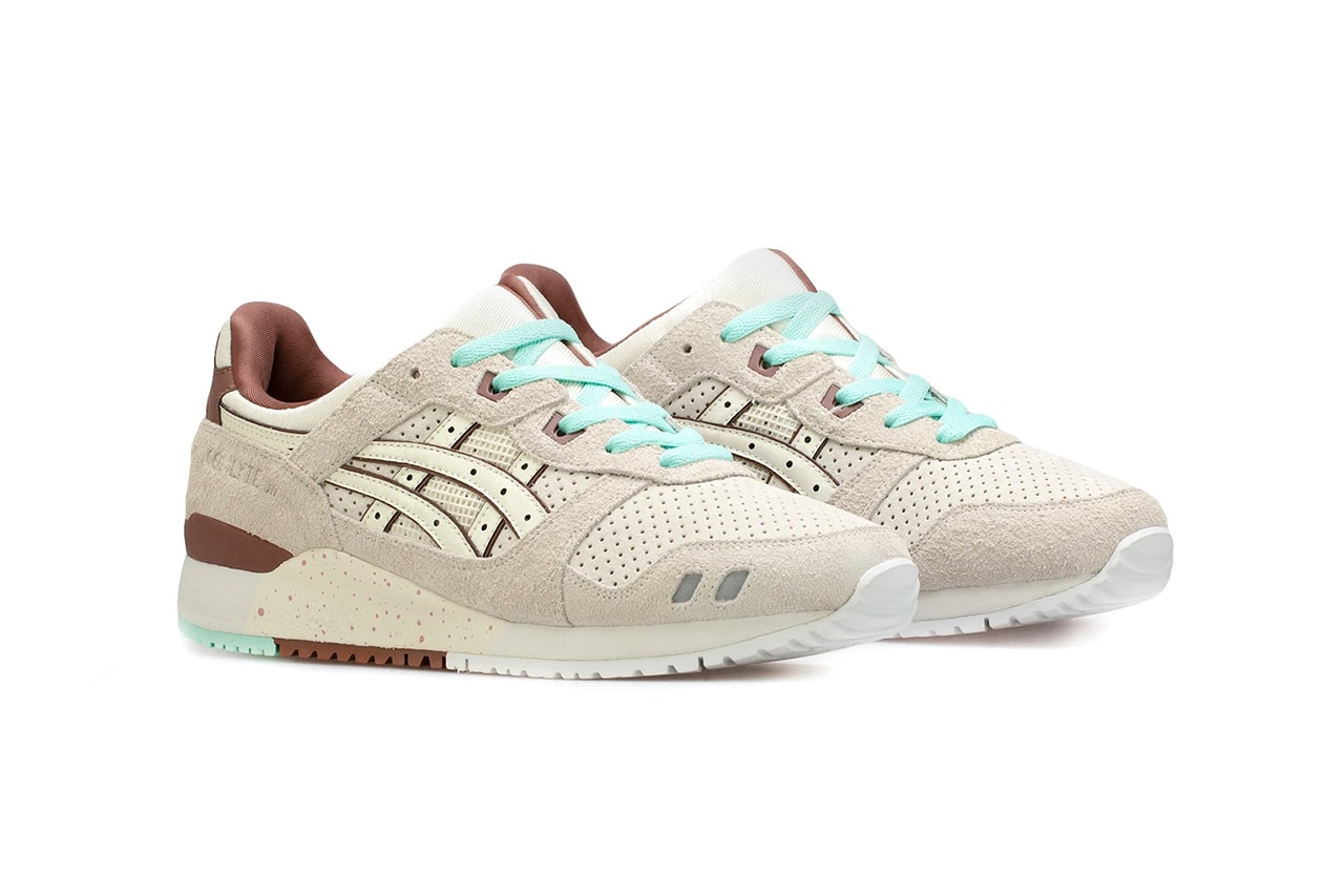 nice kicks asics gel lyte iii ice cream ivory brown pink mint 1201A460 750 release date info store list buying guide photos price 