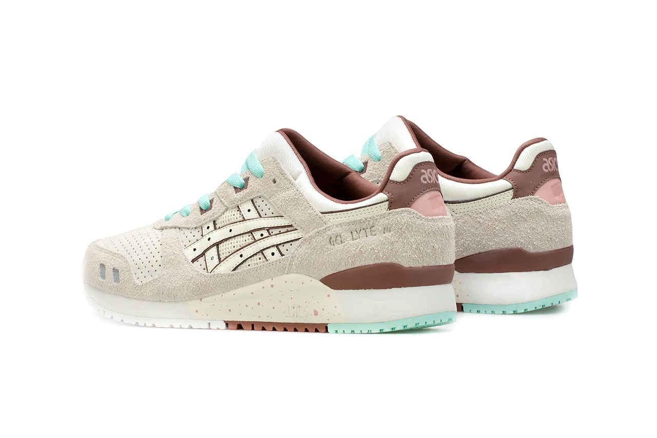 nice kicks asics gel lyte iii ice cream ivory brown pink mint 1201A460 750 release date info store list buying guide photos price 
