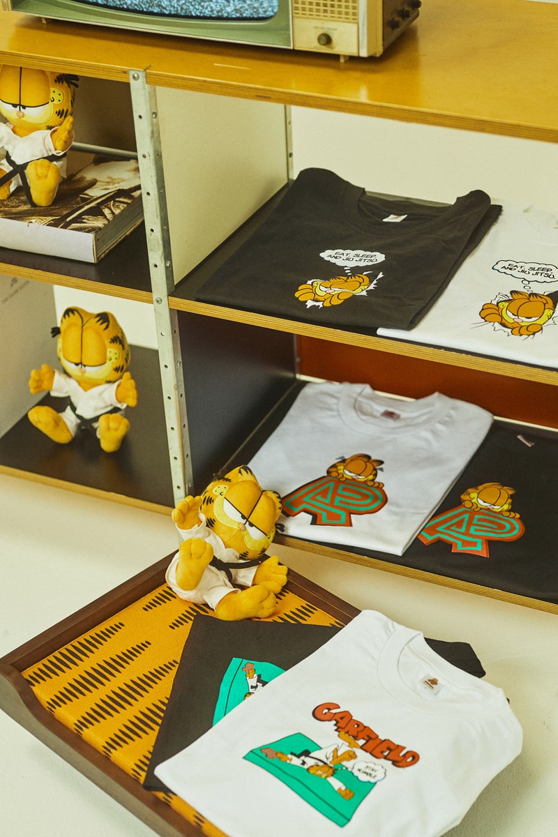 Nickelodeon Albino & Preto Garfield Jiu Jitsu Collection black belt Sunbrella Modernica daybed pearl weave cotton canvas Gi MMA graphic t-shirt
