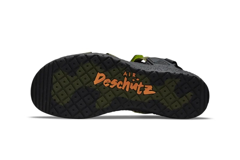 Nike ACG Air Deschutz "Olive Canvas" Summer Sandals Sig Zane Nike BlackCargo/Khaki Sneaker Sandal Footwear Release Information Closer Look Drop Date Dad Shoe Patches Retro OG 