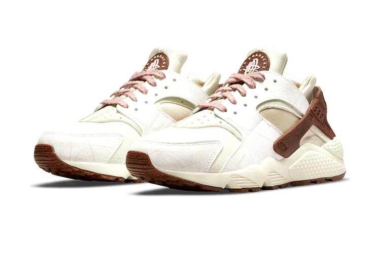 Nike Fits the Air Huarache With Embossed Maple Leaves, Cork-Effect Rubber, and Hemp Laces
