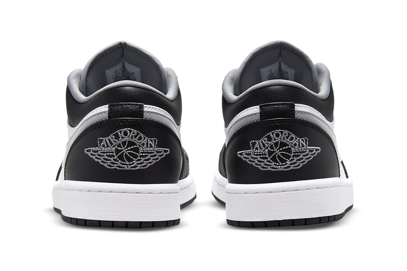 Nike Air Jordan 1 Low Shoe Black/White/Particle Grey 553558-040 Release 2021