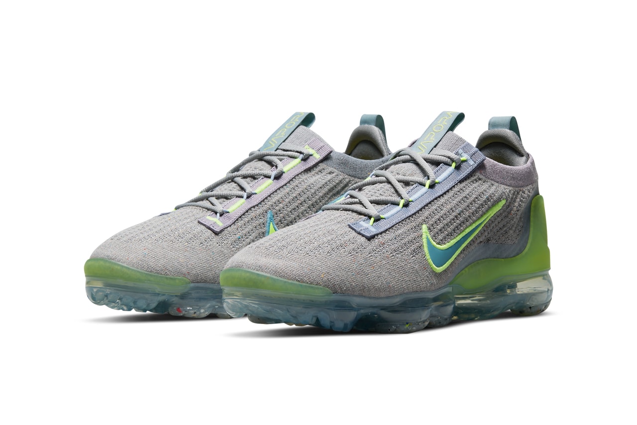 nike air vapormax flyknit 2021 white black metallic silver anthracite grey fog bright mango particle aluminum light liquid lime barely armory blue metallic silver DH4084 001 002 003 100 400 official release date info photos price store list buying guide