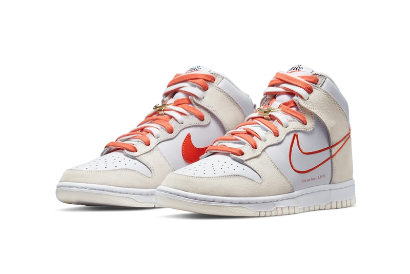 nike sportswear dunk high first use orange white tan dh6758 100 official release date info photos price store list buying guide