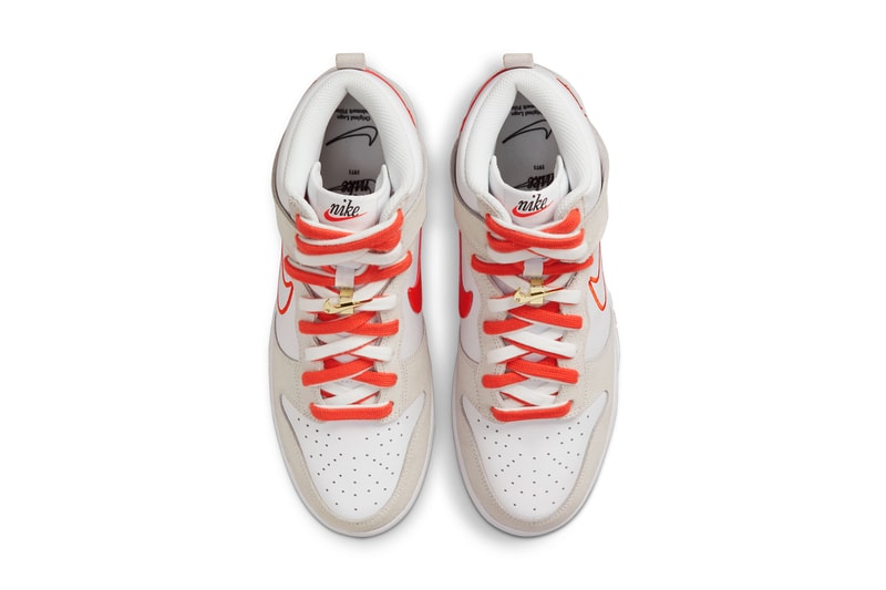 nike sportswear dunk high first use orange white tan dh6758 100 official release date info photos price store list buying guide