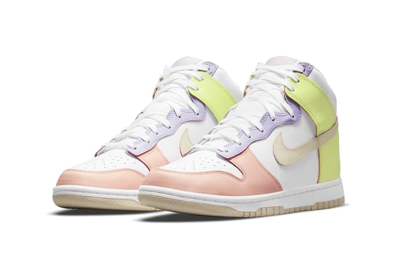 nike sportswear dunk high lemon twist white cashmere purple pink DD1869 108 womens official release date info photos price store list buying guide