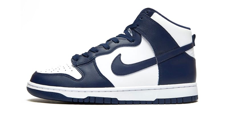 dunk navy white