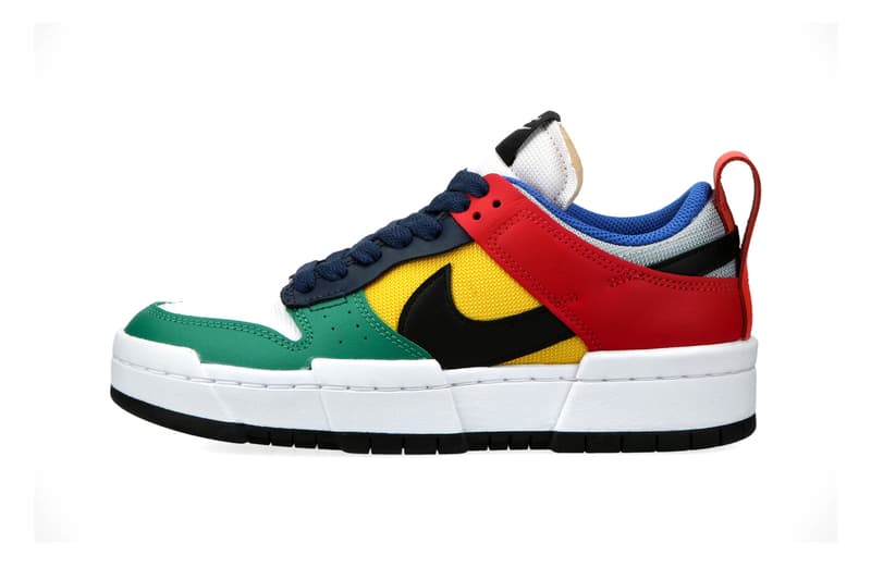 nike sportswear dunk low disrupt multicolor wolf grey black tour yellow white navy blue green CK6654 004 official release date info photos price store list buying guide