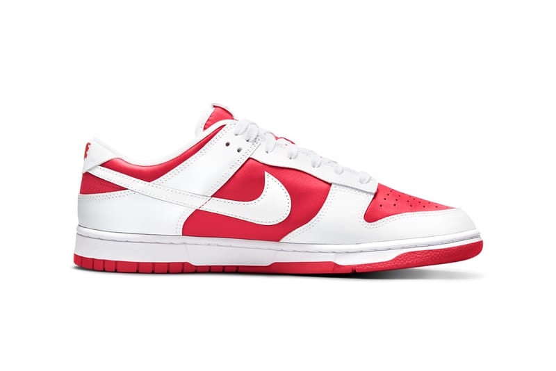 nike dunk low university red release date