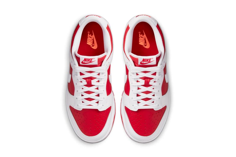 nike sportswear dunk low university red white team orange flipped inverted reversed DD1391 600 official release date info photos price store list buying guide