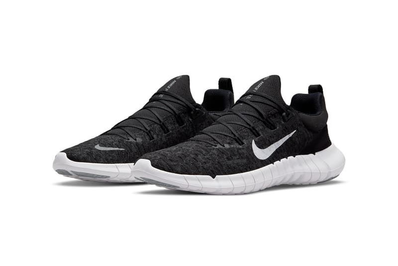 nike running free run 5 0 2021 CZ1884 100 002 001 black dark smoke grey white off fog steam olive aura light bone official release date info photos price store list buying guide