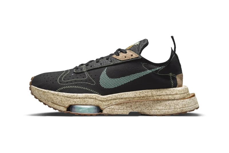 nike air force 1 air max 95 90 zoom type free run trail happy pineapple sustainable vegan details pinatex leather release information details