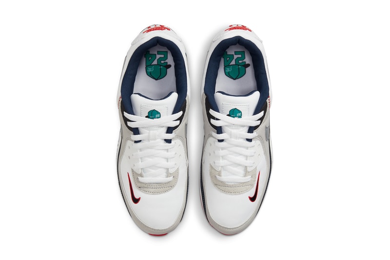ken griffey jr nike sportswear baseball air griffey max 1 air max 90 air force 1 air vapormax plus DJ5189 001 black fresh water university red white DJ5190 100 grey fog smoke DJ5188 metallic gold DJ5192 university official release date info photos price store list buying guide