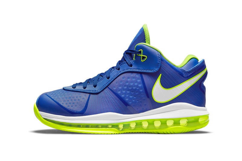 nike lebron 8 v2 low sprite DN1581 400 treasure blue volt green release date info store list buying guide photos price