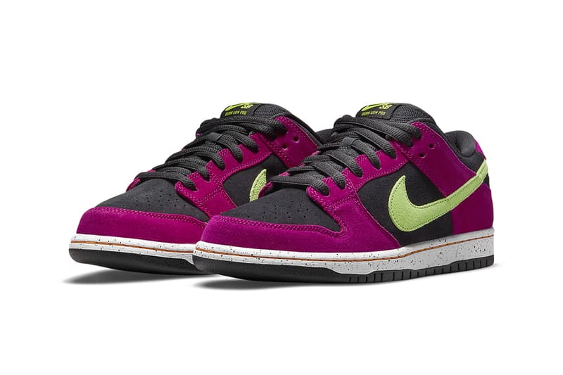 nike sb dunk low red plum black taxi citron BQ6817 501 release date info store list buying guide photos price acg terra 