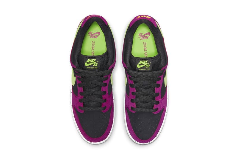 nike sb dunk low red plum black taxi citron BQ6817 501 release date info store list buying guide photos price acg terra 