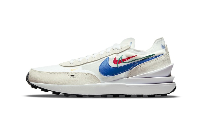 Nike’s Summer of Sports Waffle One modern silhouette Tokyo 2021 breathable mesh heel clips triple swoosh
