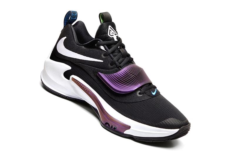 giannis antetokounmpo nike zoom freak 3 black purple project 34 orange release date info store list buying guide photos price july 1 basketball