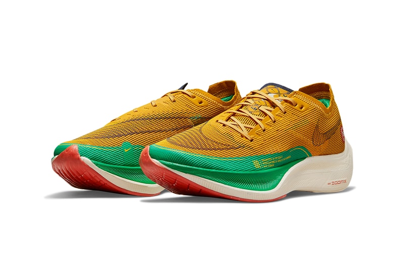 nike zoomx vaporfly next 2 dark sulfur stadium green light sienna thunder blue DJ5182 700 release date info store list buying guide photos price 