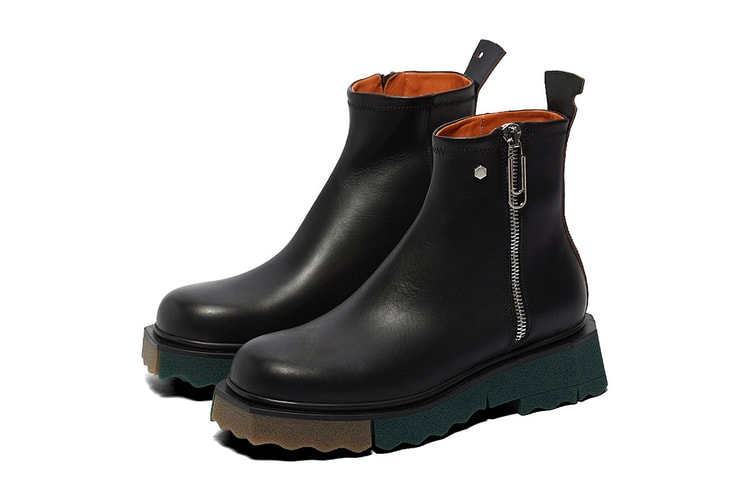 Off-White™ Reimagines the Classic Black Leather Chelsea Boot