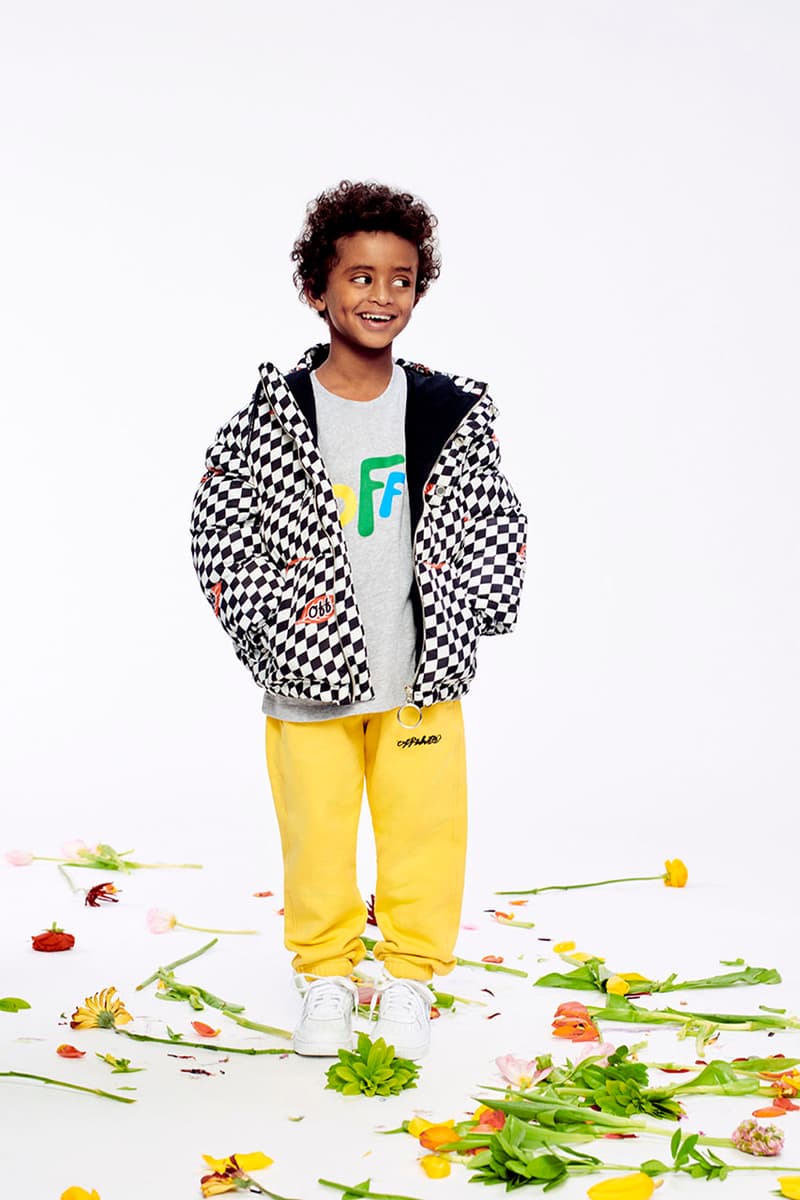 off-white kidswear kids childrenswear fall winter 2021 release details virgil abloh buy cop purchase