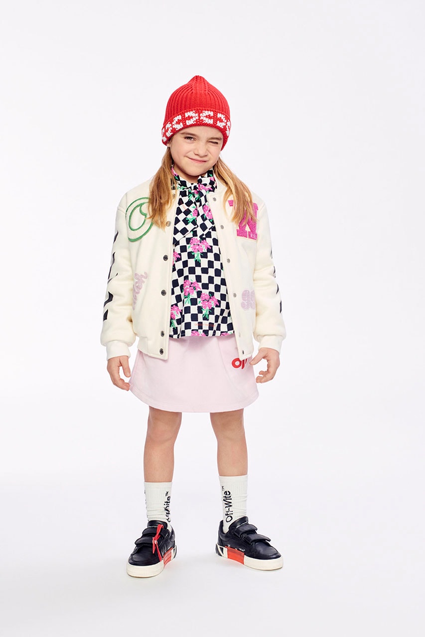 off-white kidswear kids childrenswear fall winter 2021 release details virgil abloh buy cop purchase