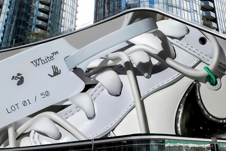 Off-White™ x Nike Dunk Low "The 50" Billboards Surface Around the World