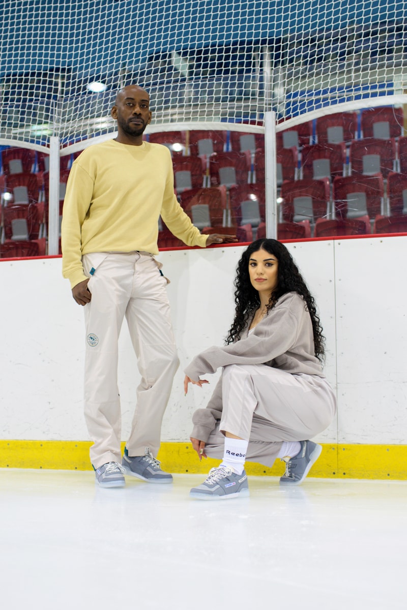 Offspring x Reebok Workout ICE "Community" Release Information Cream Gray Drop Date London Sneaker Store Destroyed Boxes Shoes Trainers OG Footwear