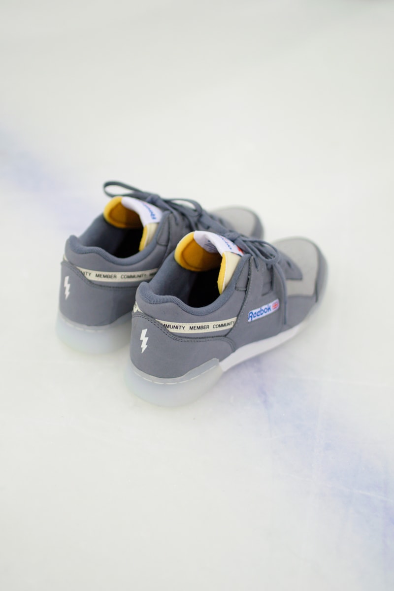 Offspring x Reebok Workout ICE "Community" Release Information Cream Gray Drop Date London Sneaker Store Destroyed Boxes Shoes Trainers OG Footwear