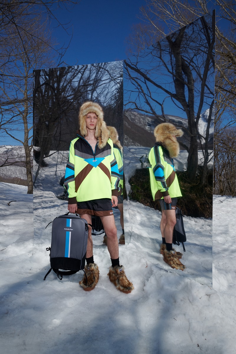 onitsuka tiger japanese fashion brand autumn winter 2021 1970s snow puffer