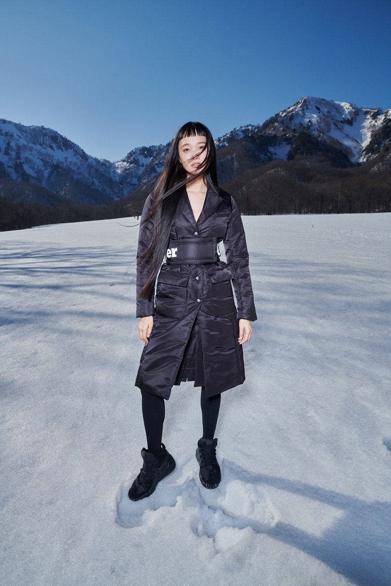 onitsuka tiger japanese fashion brand autumn winter 2021 1970s snow puffer
