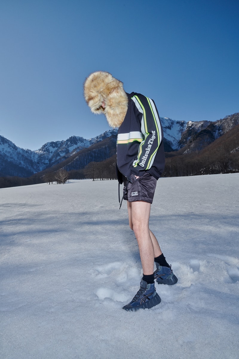 onitsuka tiger japanese fashion brand autumn winter 2021 1970s snow puffer