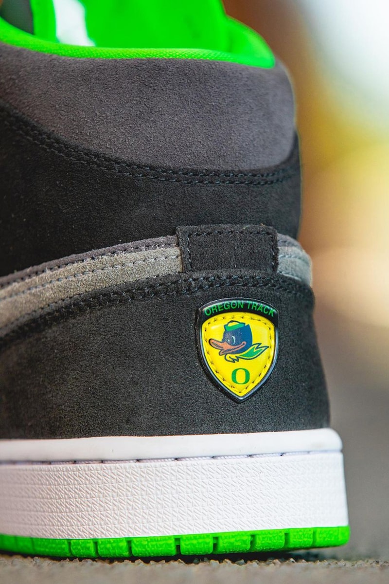 oregon ducks track and field air jordan 1 mid pe player edition tinker hatfield official release date info photos price store list buying guide