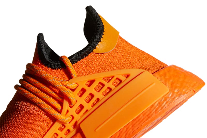 pharrell x adidas nmd hu bright orange