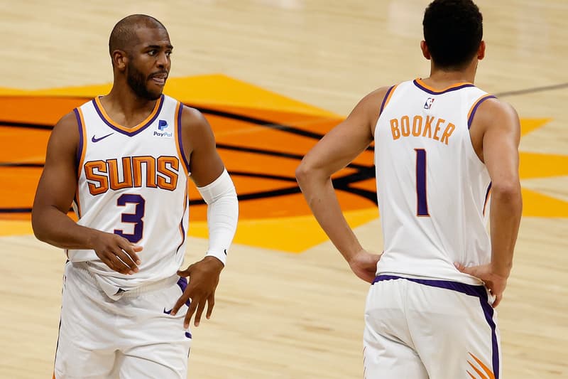 Phoenix Suns Make Western Conference Finals for the First Time in 11 Years Devin Booker Chris Paul Mikal Bridges Deandre Ayton denver nuggets nikola jokic