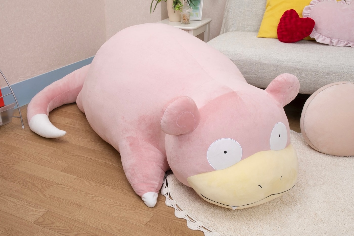 Pokemon Life Size Slowpoke Cushion Release pillows home nintendo gamefreak soft cute plush 