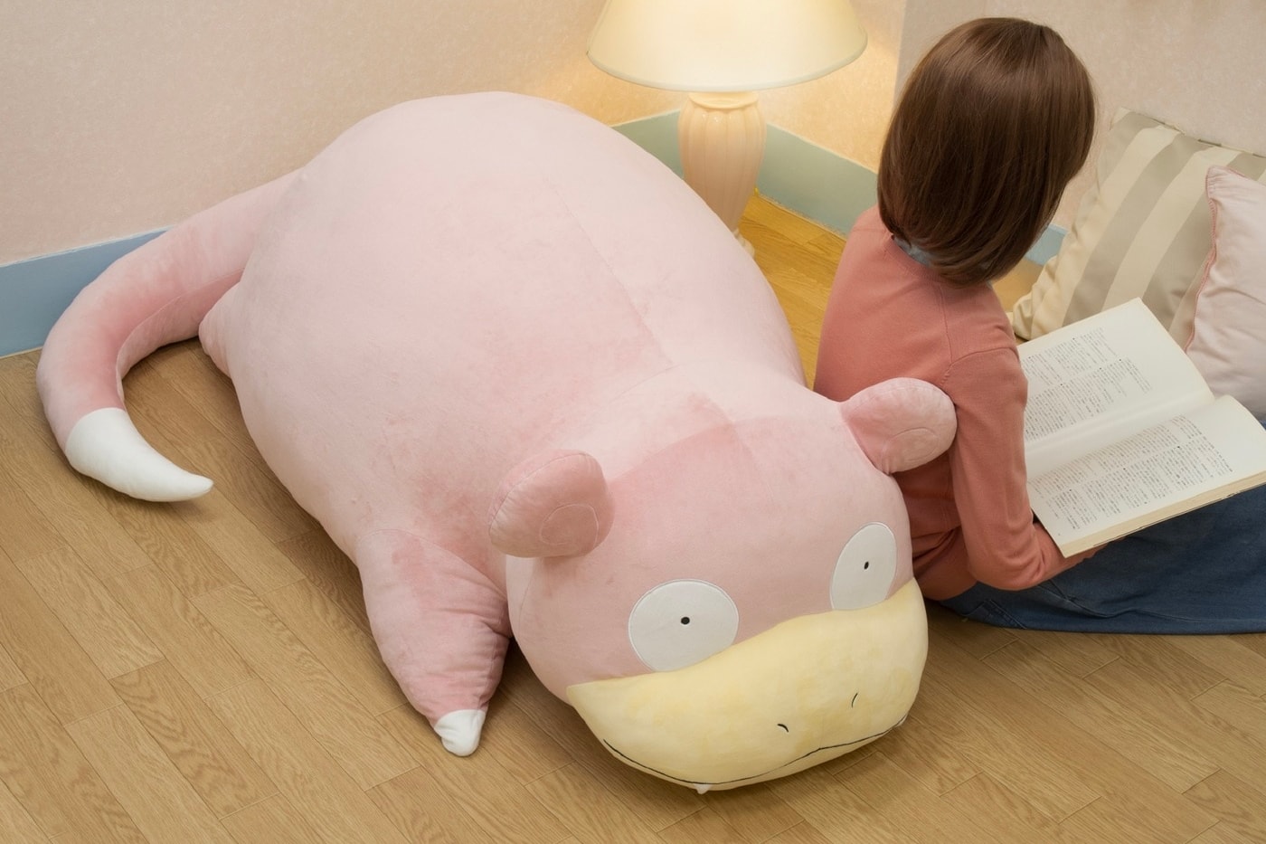 Pokemon Life Size Slowpoke Cushion Release pillows home nintendo gamefreak soft cute plush 