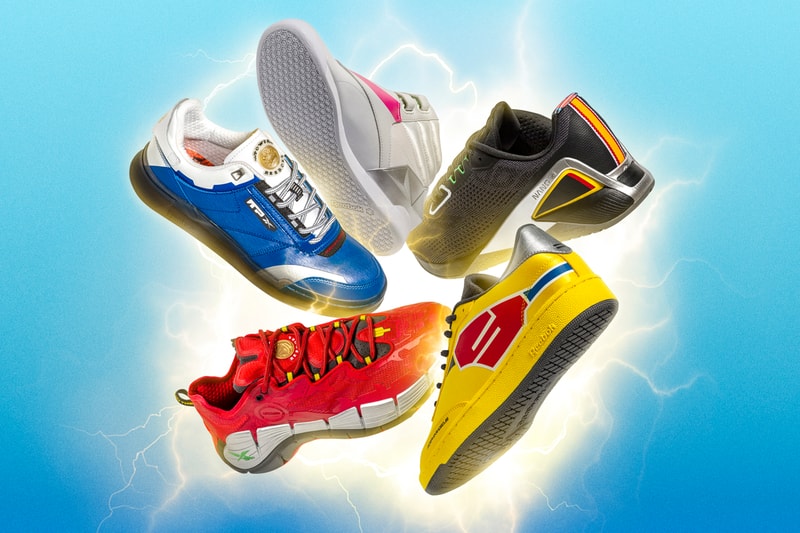 Power Rangers x Reebok Question Mid Club C Legacy Freestyle Hi Nano X1 Zig Kinetrica II Morpin Time Red Black Blue Yellow Pink 90s Collaboration Sneaker Release Information First Look Drop Date gy0590 Hexalite Allen Iverson