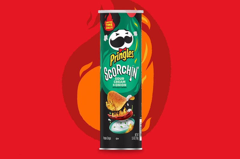 Pringles New Scorchin’ Sour Cream & Onion Flavor Release Kelloggs Limited Edition 