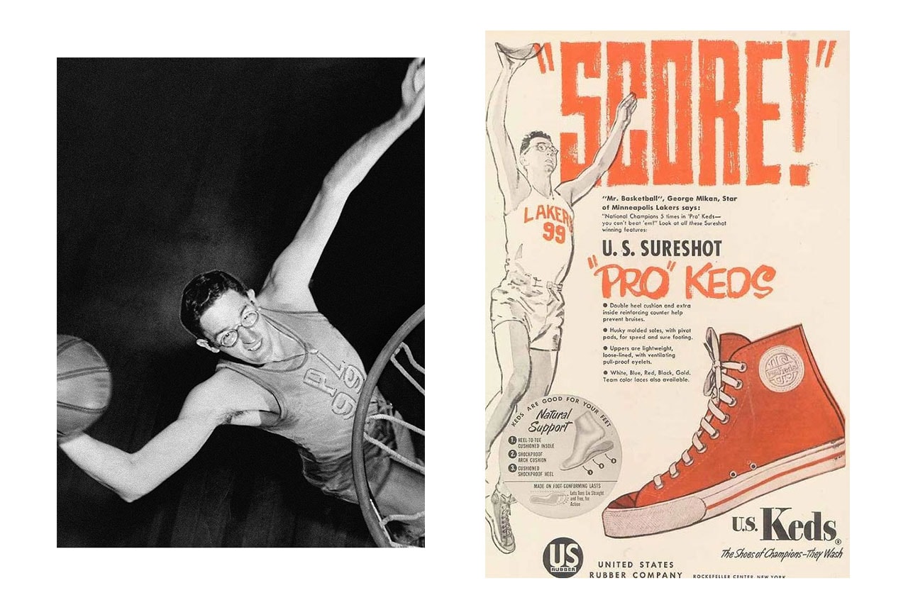 sneakers footwear shoes vintage basketball kareem abdul jabaar george mikan the uptowner royal 69er