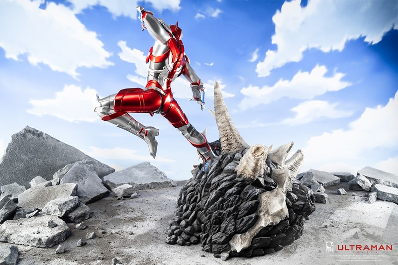 purearts toys collectibles resin statue 1 4th scale ultraman netflix black king monster kaiju combat fighting 