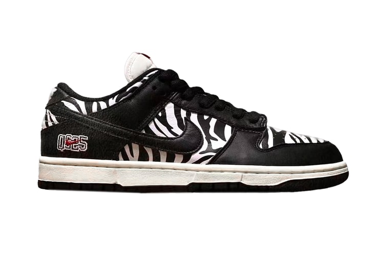 Quartersnacks Head to the Safari With New Nike SB Dunk Low "Zebra"