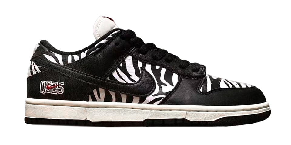 Quartersnacks Nike SB Dunk "Zebra" | Hypebeast