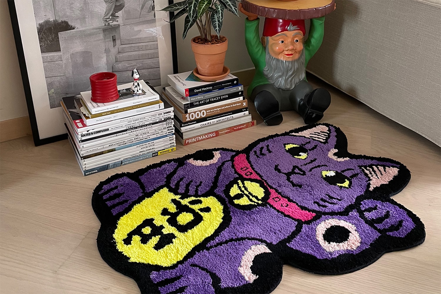 RAW EMOTIONS Blue Purple Lucky Cat Rugs Release Info Buy Price 