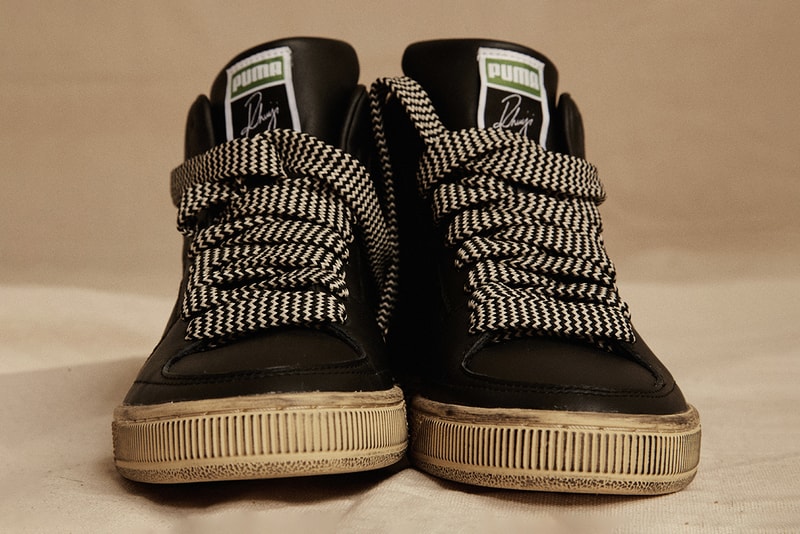 rhuigi villasenor puma suede mid black white green 382156 01 official release date info photos price store list buying guide