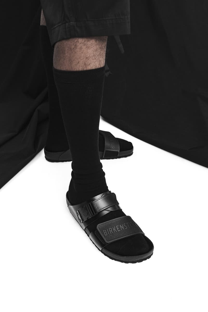 Rick Owens x Birkenstock Arizona Boston Rotterdam Closer Look HBX Stock Release Information Drop Date Black Pack Lord of Darkness 